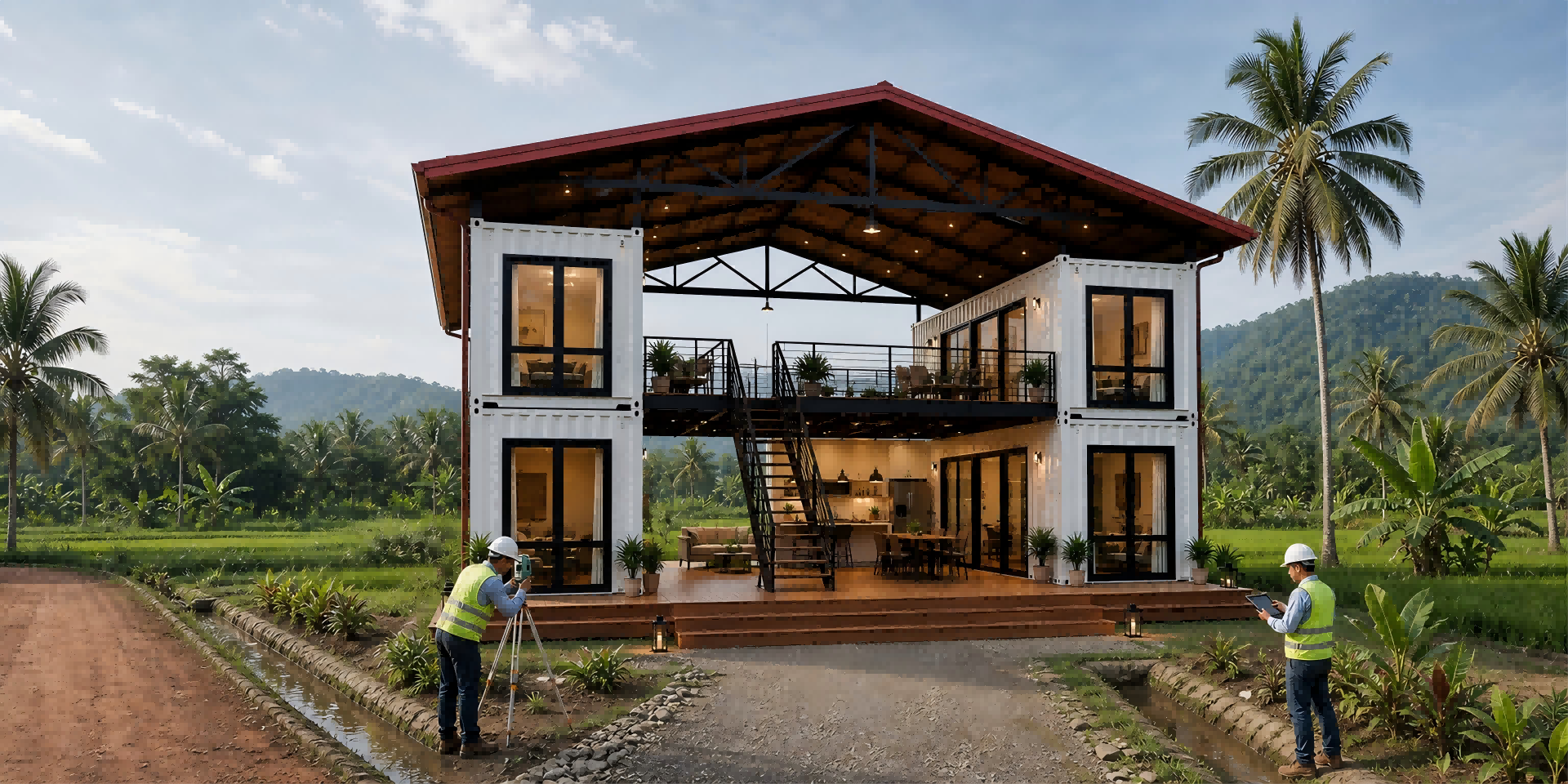 сборный-контейнер-отпуск-вилла-Таиланд-инспекция-1920x960 prefab-container-vacation-villa-thailand-site-inspection-1920x960