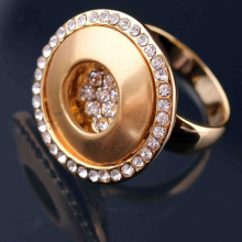 Latest Hot 2012 18k Gold Finger Ring Fake Diamond Ring