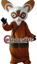 Funny mascot costume of Master Shifu from classic cartoon Kungfu Panda