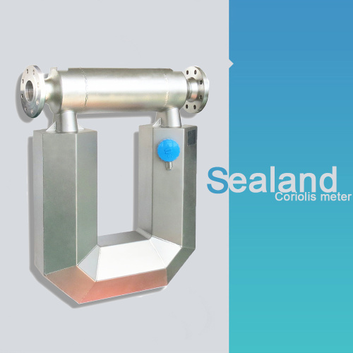 Coriolis flow meter with rangeability 1:20