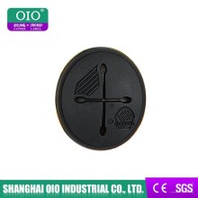 Round shape New design rubber function accessories with headphone for garment & sportswear