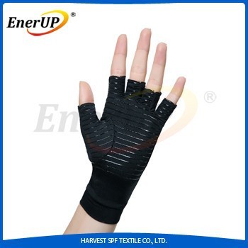 Copper infused compression gloves