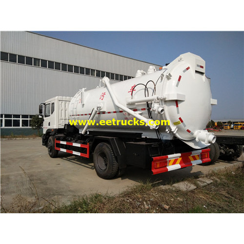 11000L 180HP Excrement Suction Tanker Trucks