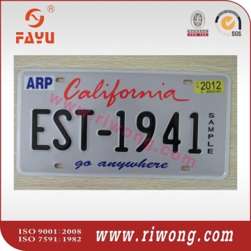 California Fancy Number Plates