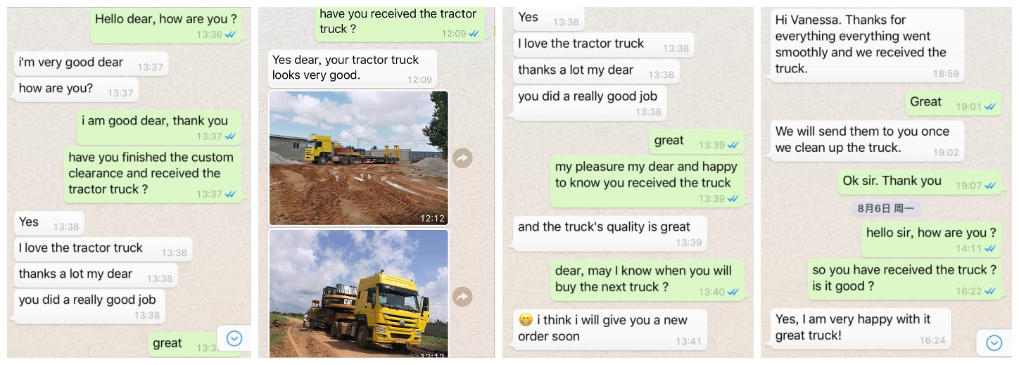 sinotruk howo 6x4 tractor truck