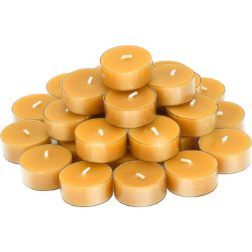 100 Percent Pure Beeswax Tealight Candles Bulk