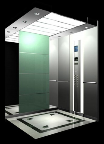 Luxury building passenger lift with CE