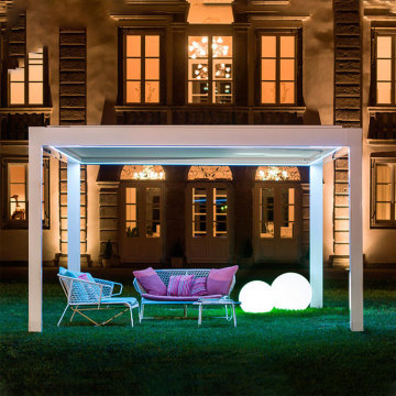 Modern European Louvered Pavilion: Outdoor Garden Awning