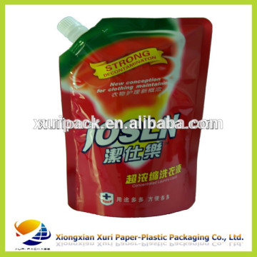 stand up bag/pouch for washing powder packaging customized supplier