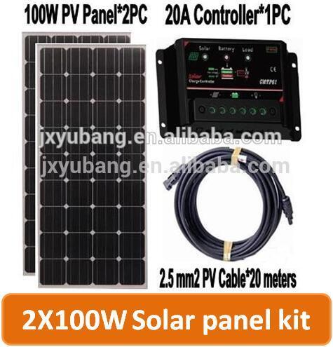 200W Solar panel system solar panel kit solar energy system solar generator