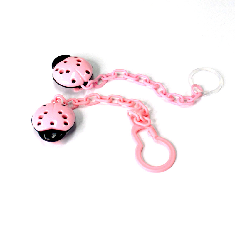 Baby Pacifier Clip Chain Ladybug Shape Pacifier Holder