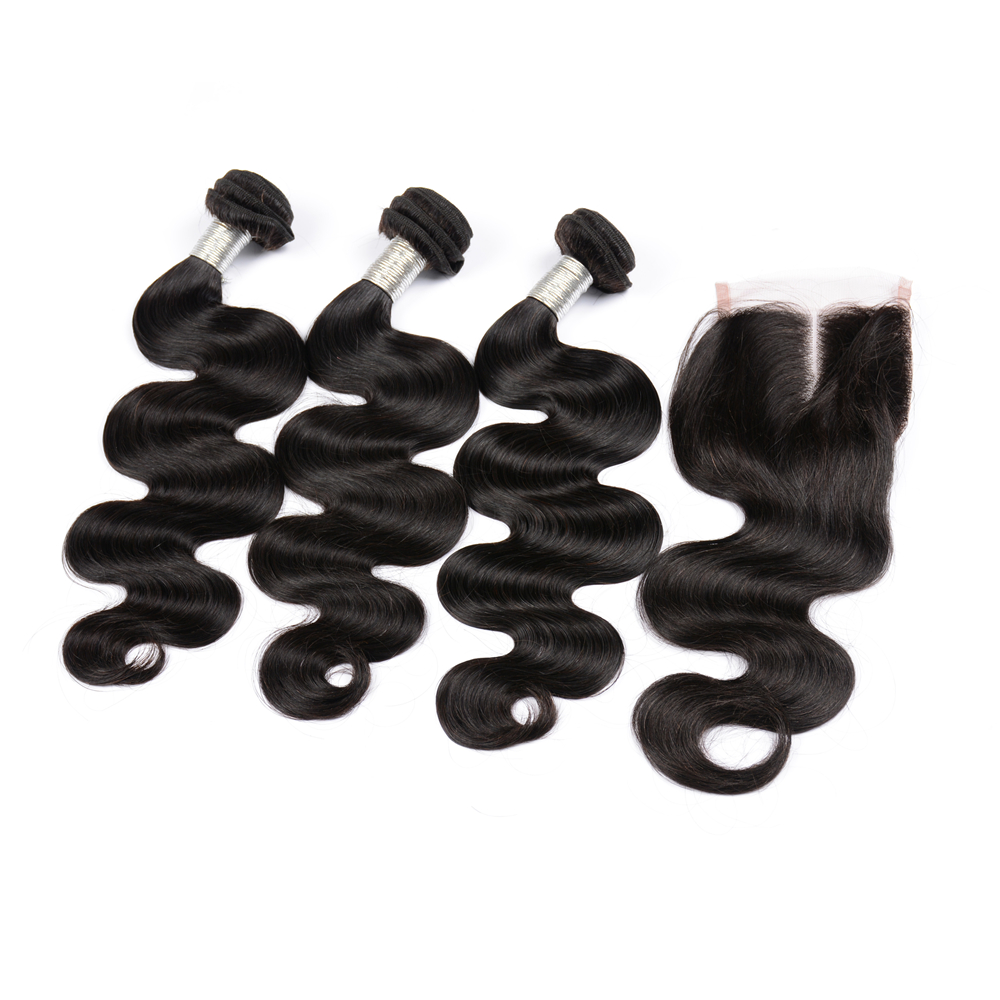 Cheap Hair Product Virgin Brazilian Hair 4*4 Body Wave Lace Closure For Black Women