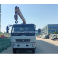 Dongfeng 4X4 AWD camión volquete grúa montada 2 toneladas
