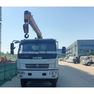 Dongfeng 4X4 AWD grue montée sur camion à benne basculante 2 tonnes