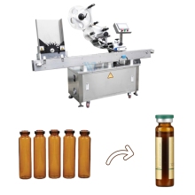 Automatic Horizontal Vial Bottles Labeling Machine for Long and Thick Bottles