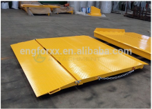 CRN65 Container load Ramp for forklift with yellow painted