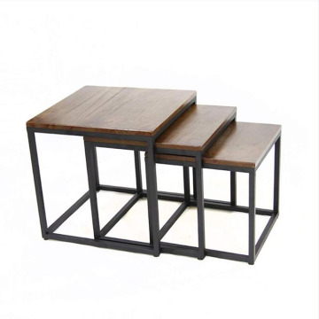 Coffee Table Nesting Set 3 Stacking Tea Table