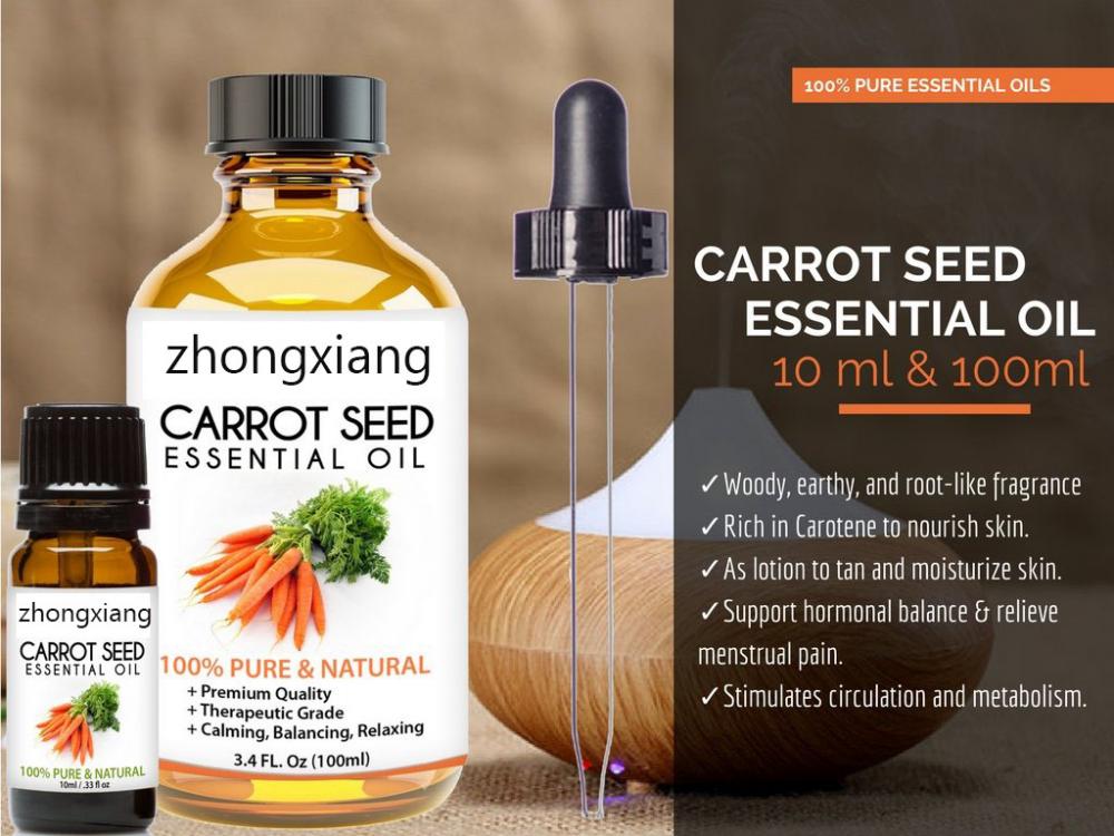 100% Pure Therapeutic Grade Carrot Seed Essential Oils