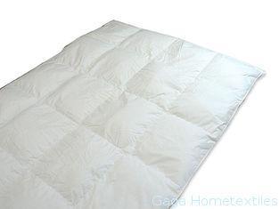 King Size White Duck Down and Feather Mattress Pad Toppers