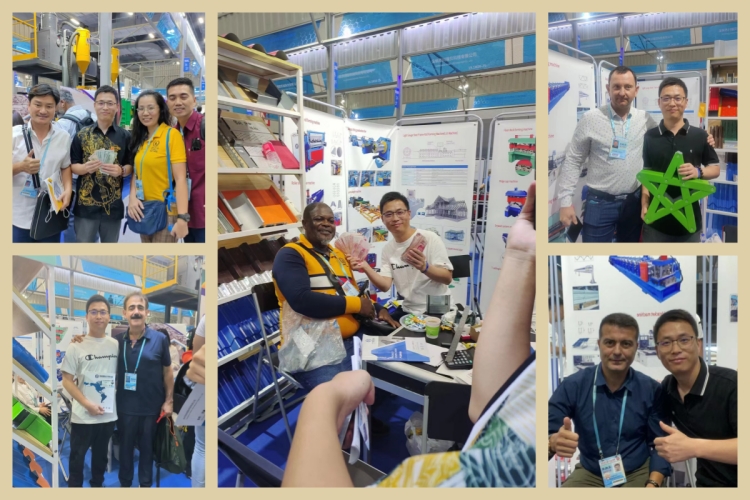 The automatic type-changing buckle wall panel machine