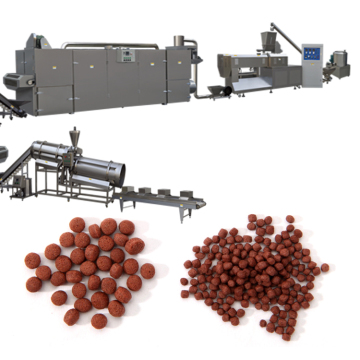 Fish food twin screw extruder