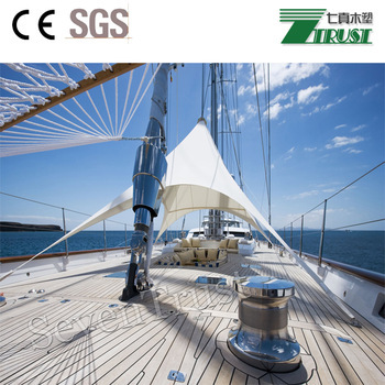 Soft decking pvc teak decking floor for yacht used pvc outdoor decking