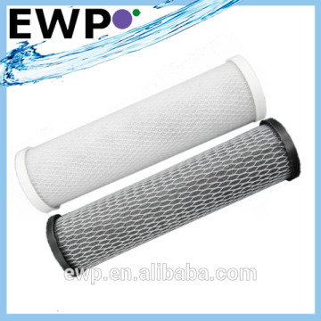 Carbon block filter water cartridge