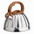 Woodlike Soft Touch Handle Whistling Stovetop Tea Cerek