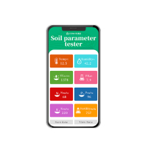 High Precision Agricultural Sensor Suite: Soil Temperature, Humidity, pH, Conductivity, Moisture, Nutrients (NPK)