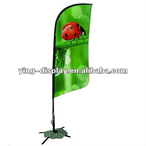 aluminum retractable flag poles with iron cross base