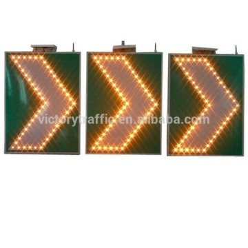 Solar traffic sign for linear guide, Solar traffic guiding sign