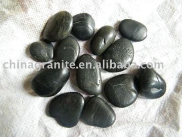 black pebble stone
