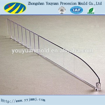 supermarket adjustable plastic shelf dividers