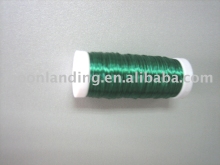 Coloured metallic wire