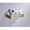 Rose Gold Bathroom Shower Basket Wall Mounted Organizer