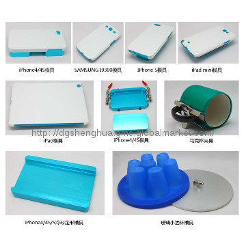 Sublimation mold for 3d phone case for 3D vaccum heat transfer printin