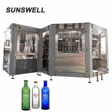 Équipement automatique de chaîne de production de bière de boisson carbonatée