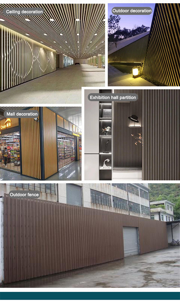Wpc Fluted Wall Panel: Modern Exterior 3d Outdoor Wall Cladding, High ...