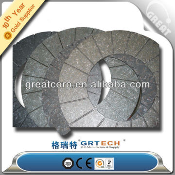 Friction clutch facing material