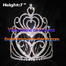 7inch Heart Shaped Queen Pageant Crowns