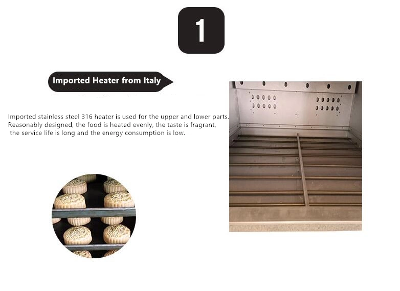 Micro-Computer Control Panel Single Deck Gas Bakery Oven for Bread