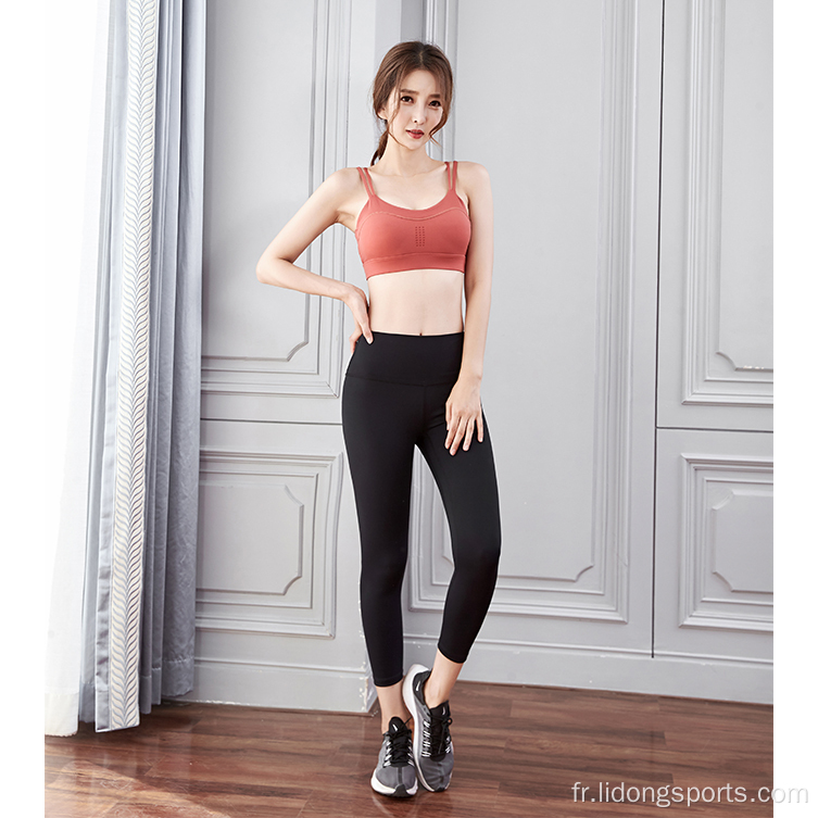 Ensemble de leggings de fitness Yoga Fitness de gym