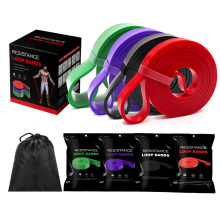 Custom Logo Resistance Bands, Power Bands, Pull-Up Assist Bands with Colorful Packaging