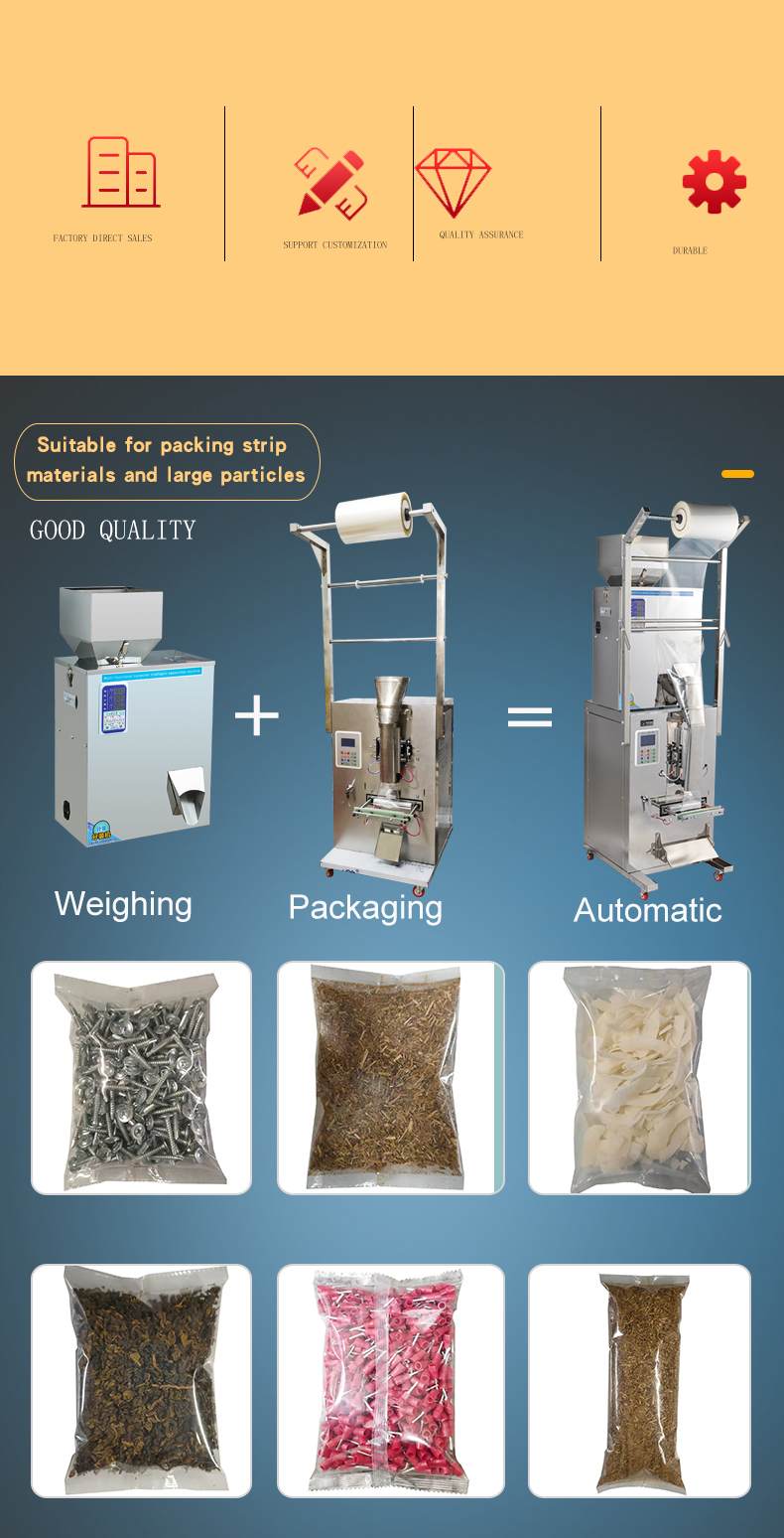 Automatic Back Seal Pop Corn Biscuits Nuts Chips Food Packing Machine