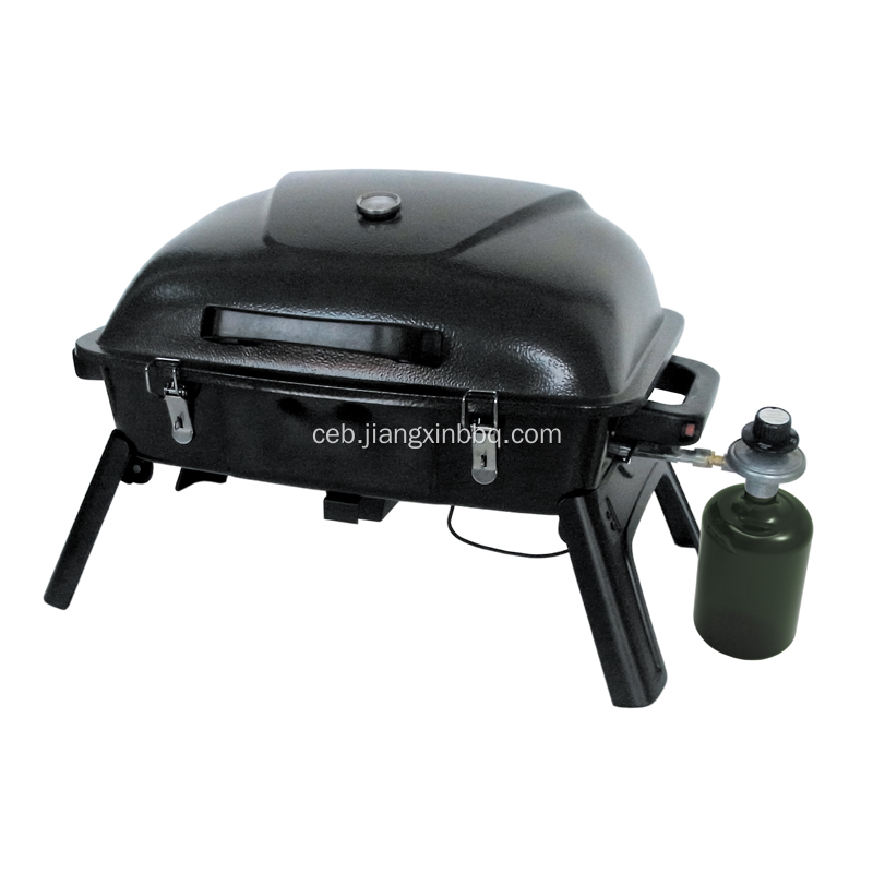 Portable Gas Grill nga adunay Folding Leg