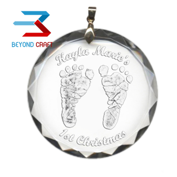 Unique DIY Baby Shower Glass Engraving Ornaments & Souvenirs