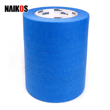 50M Light Blue Painter Color Masking Tape 14 Days UV Resistant
