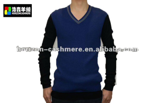 Men's Basic Rib V Neck Sweater, Men Ribbed Turtleneck Sweater