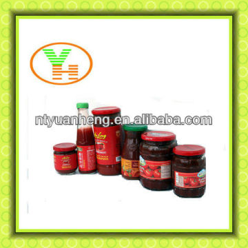 140g-700g glass jar tomato puree concentrate brand made in china