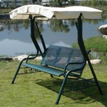 Swing Chair with Noblest Purple Fabric Design